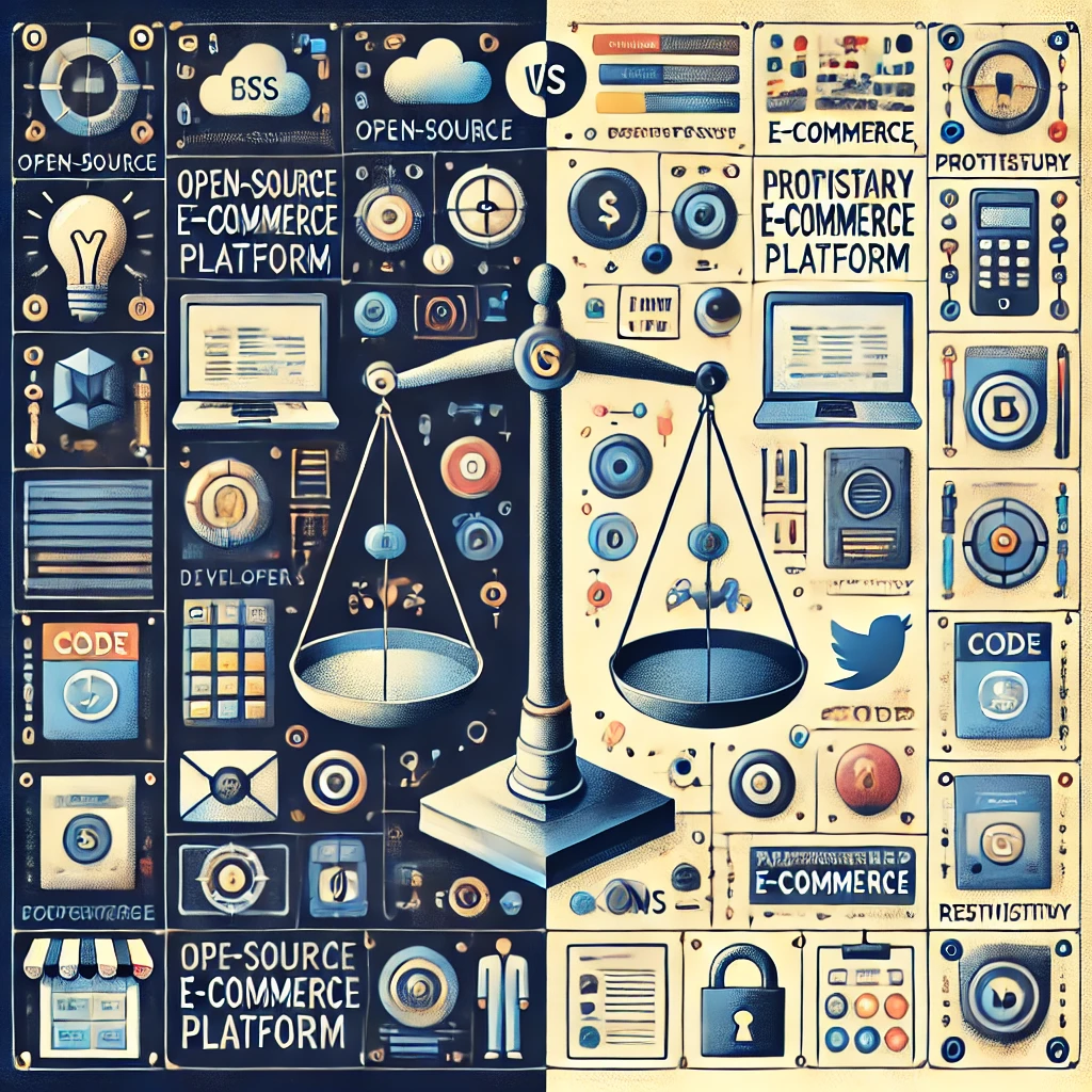 ecommerce open source o propietario